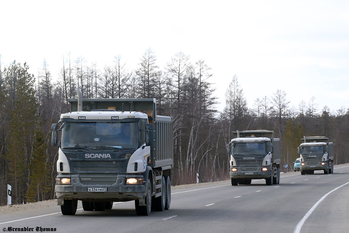 Чувашия, № Е 334 ТМ 21 — Scania ('2011) P400