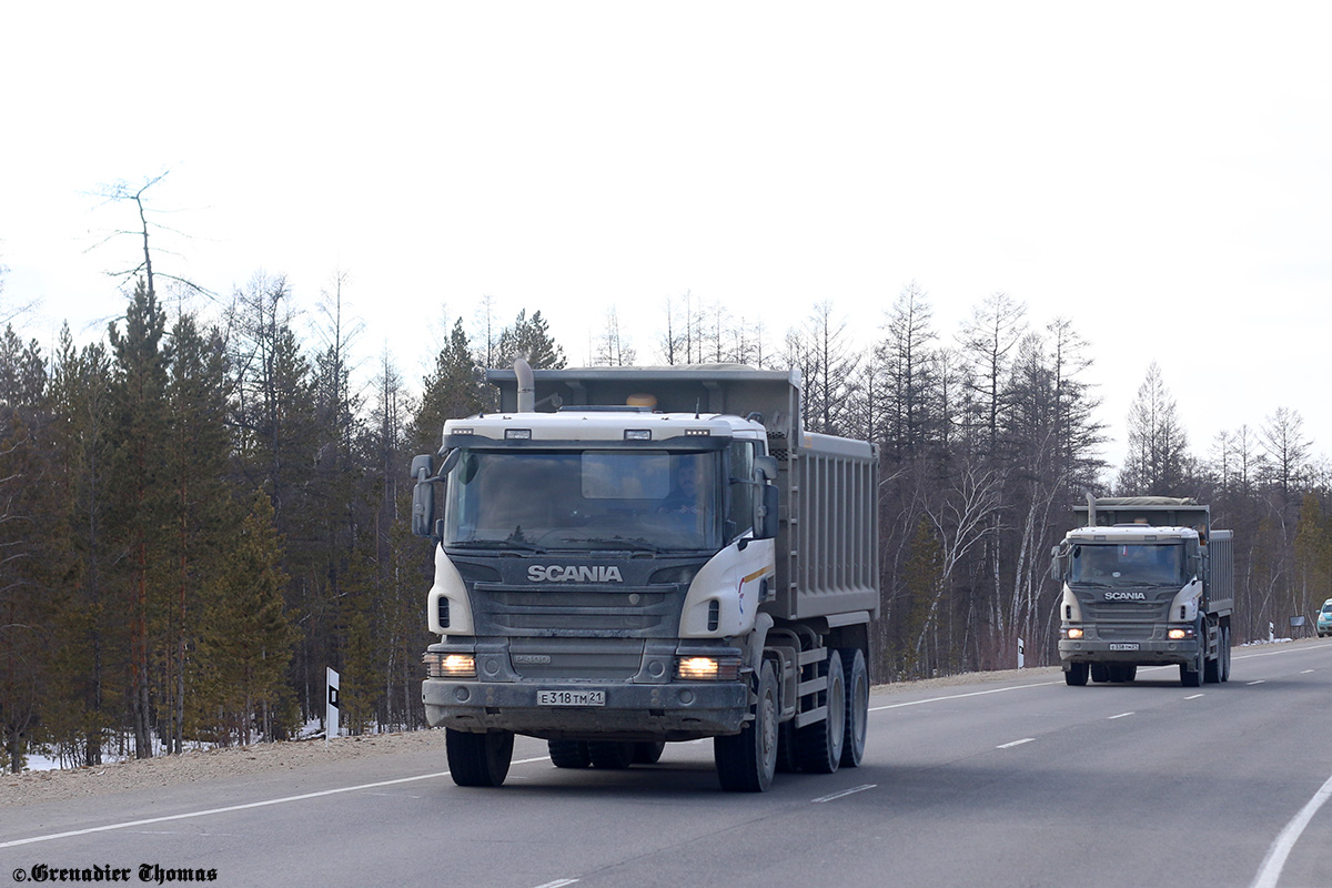 Чувашия, № Е 318 ТМ 21 — Scania ('2011) P400