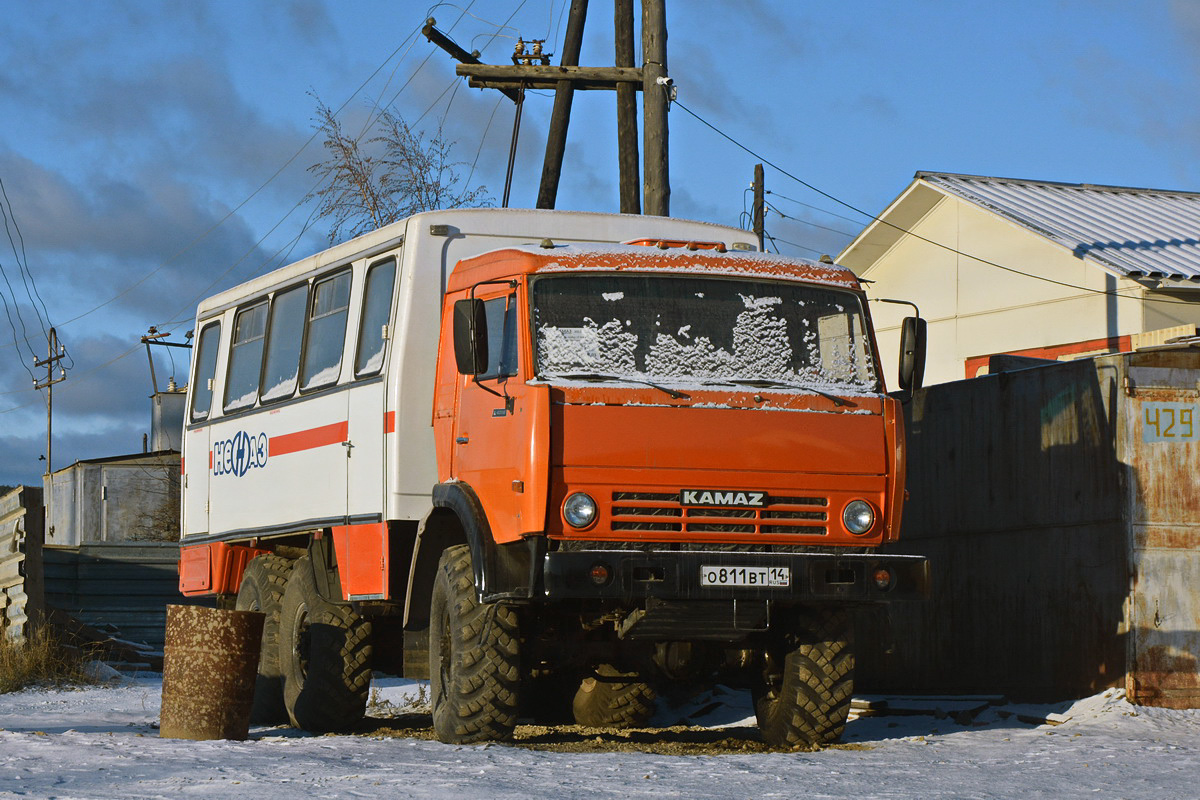 Саха (Якутия), № О 811 ВТ 14 — КамАЗ-43101