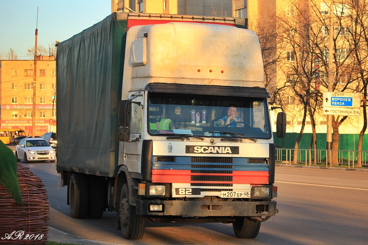 Липецкая область, № М 207 ЕР 48 — Scania (II) P82M