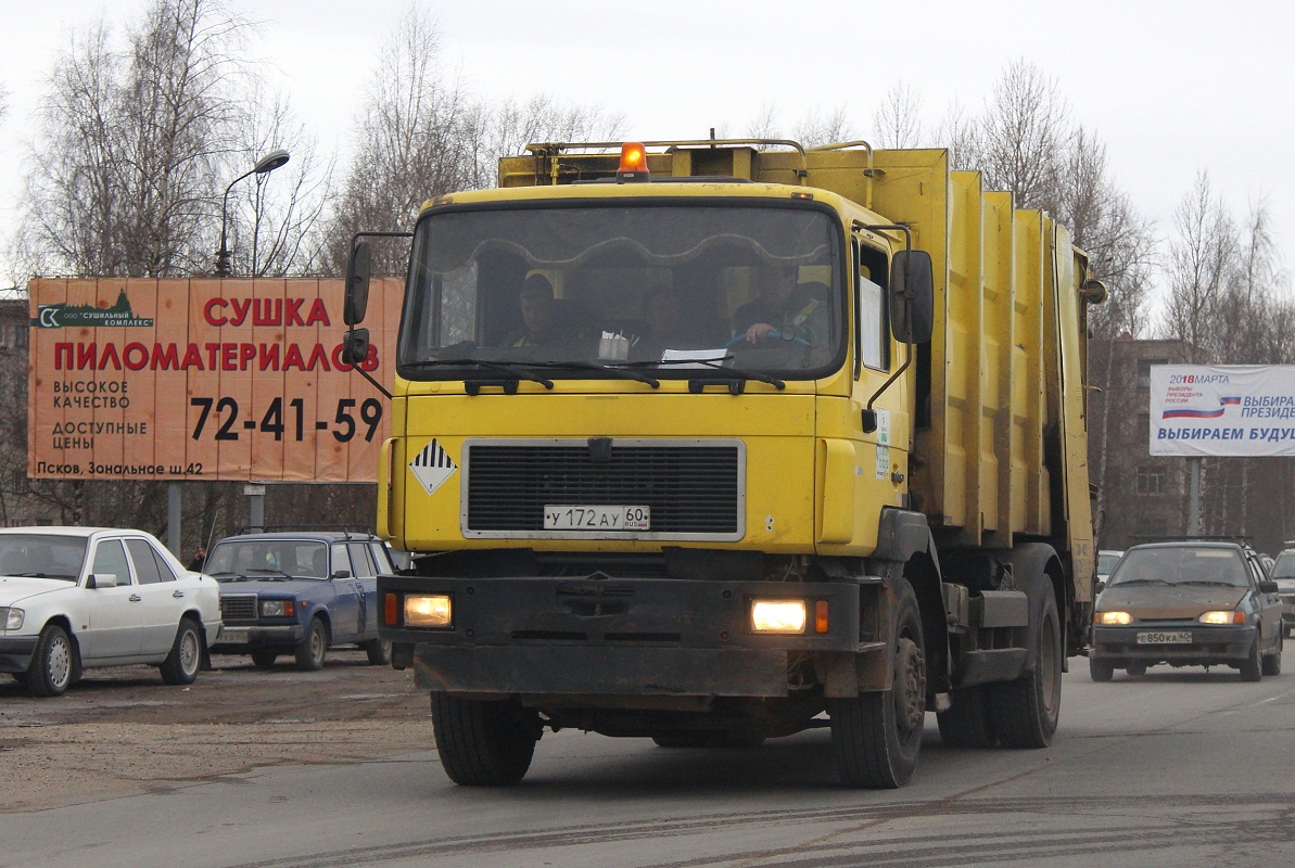 Псковская область, № У 172 АУ 60 — MAN F2000 19.xxx (общая)