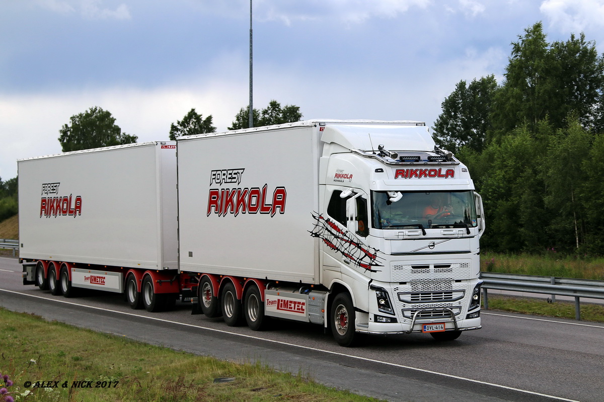 Финляндия, № OVL-414 — Volvo ('2012) FH16.650