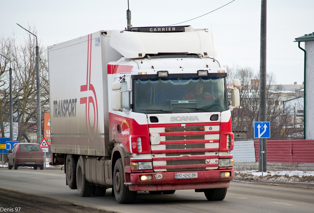 Тернопольская область, № ВО 4242 ВК — Scania ('1996) R164L