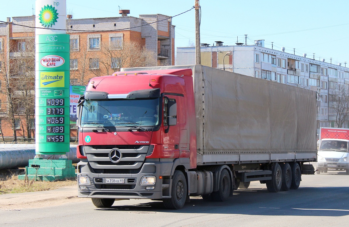 Псковская область, № А 358 КВ 60 — Mercedes-Benz Actros ('2009) 1841