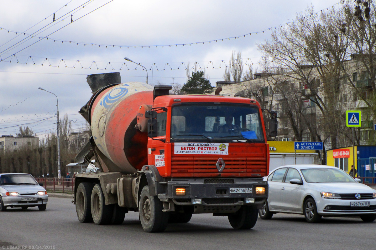 Волгоградская область, № В 624 ВВ 134 — Renault G-Series Maxter