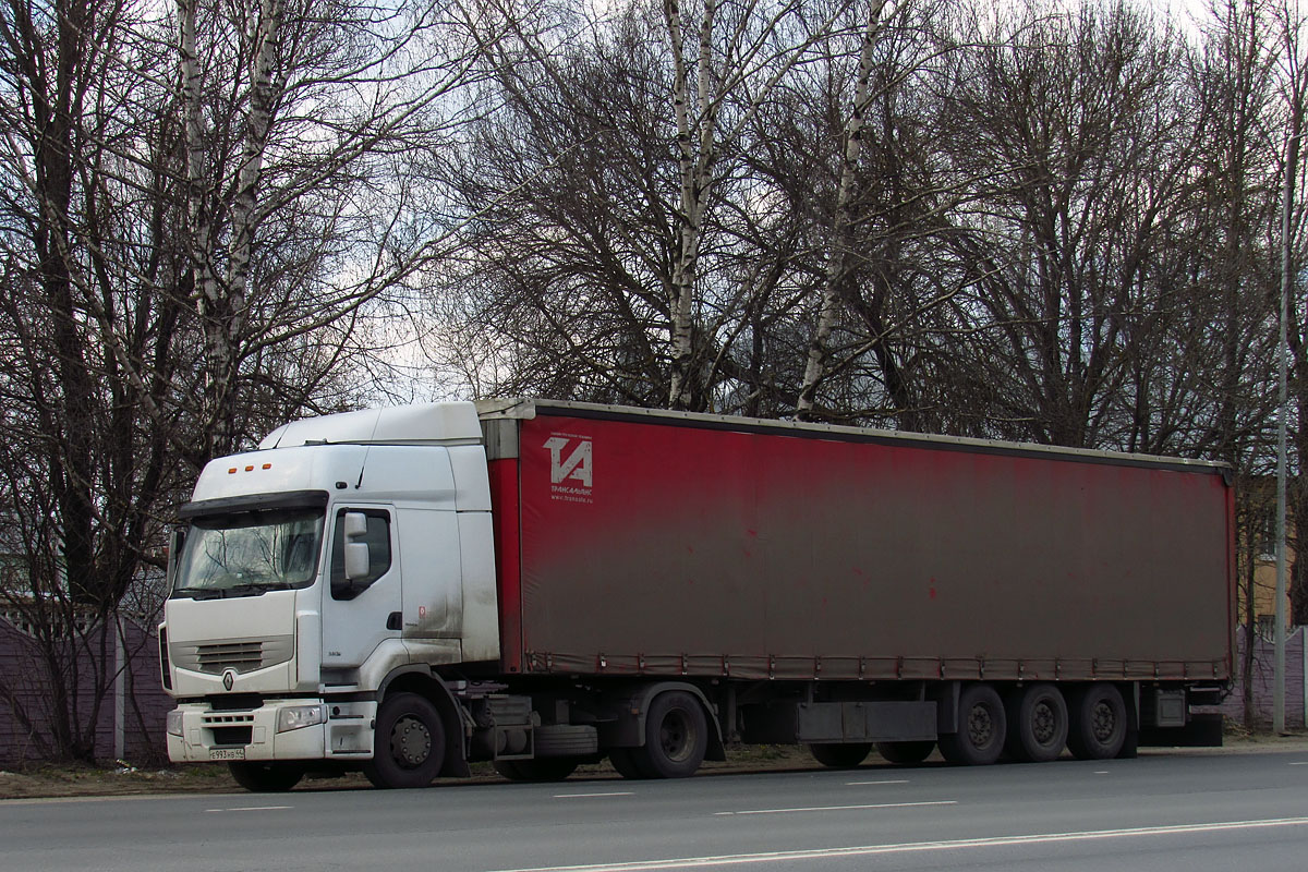 Костромская область, № Е 993 НВ 44 — Renault Premium ('2006)