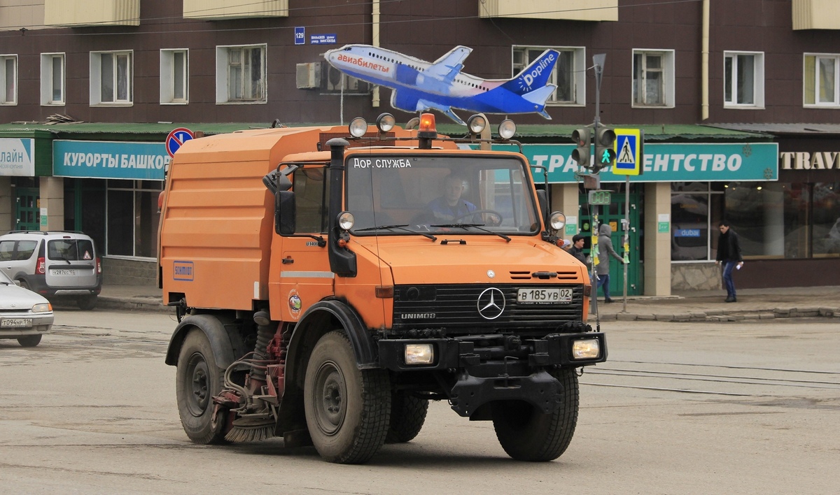 Башкортостан, № В 185 УВ 02 — Mercedes-Benz Unimog U1400