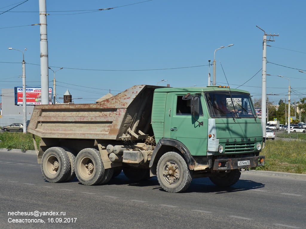 Севастополь, № А 514 МВ 92 — КамАЗ-5410