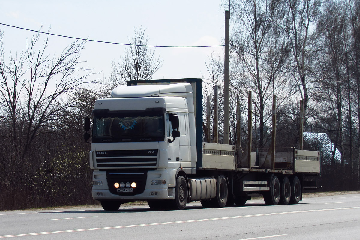 Костромская область, № Н 284 ХТ 44 — DAF XF105 FT