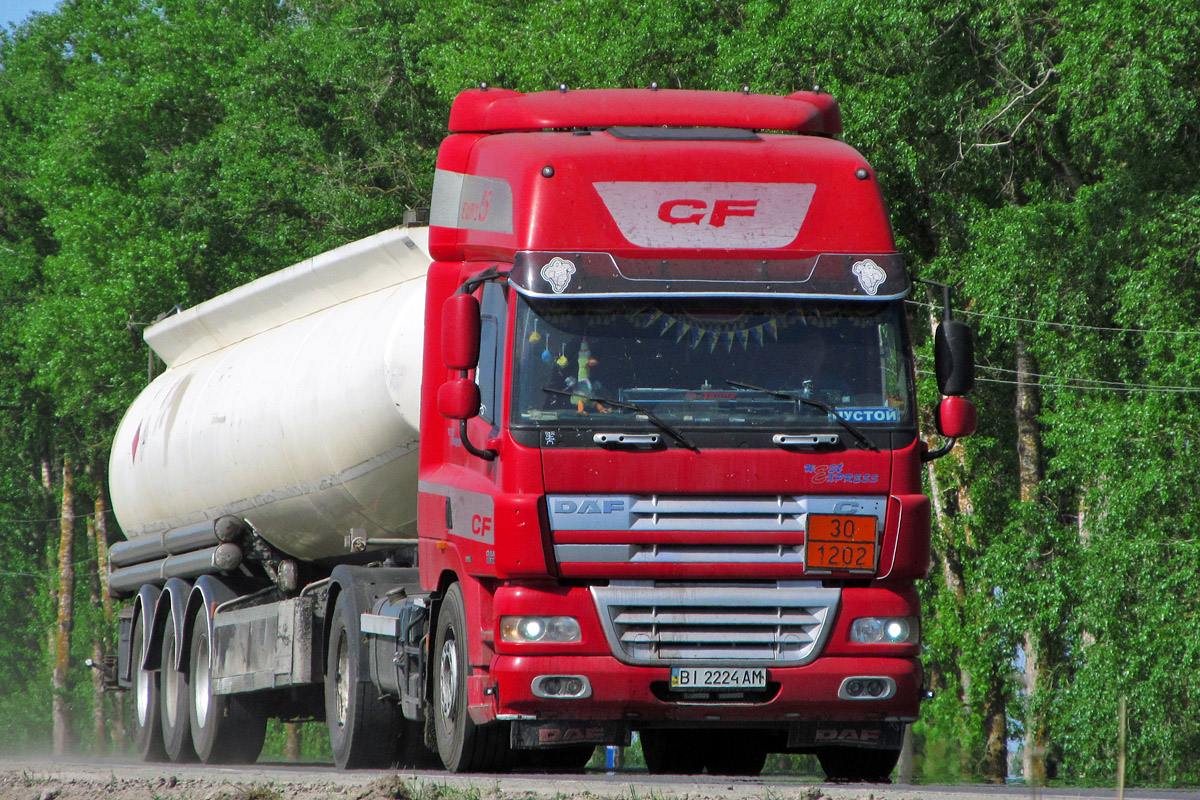 Полтавская область, № ВІ 2224 АМ — DAF CF85 FT