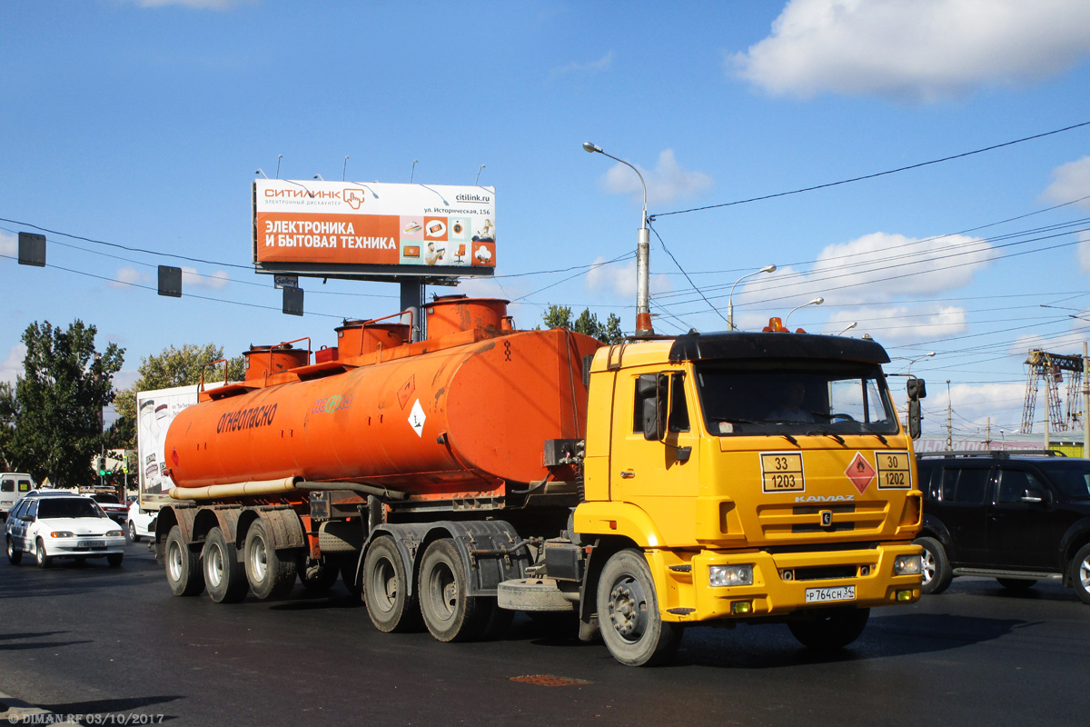 Волгоградская область, № Р 764 СН 34 — КамАЗ-65116-N3