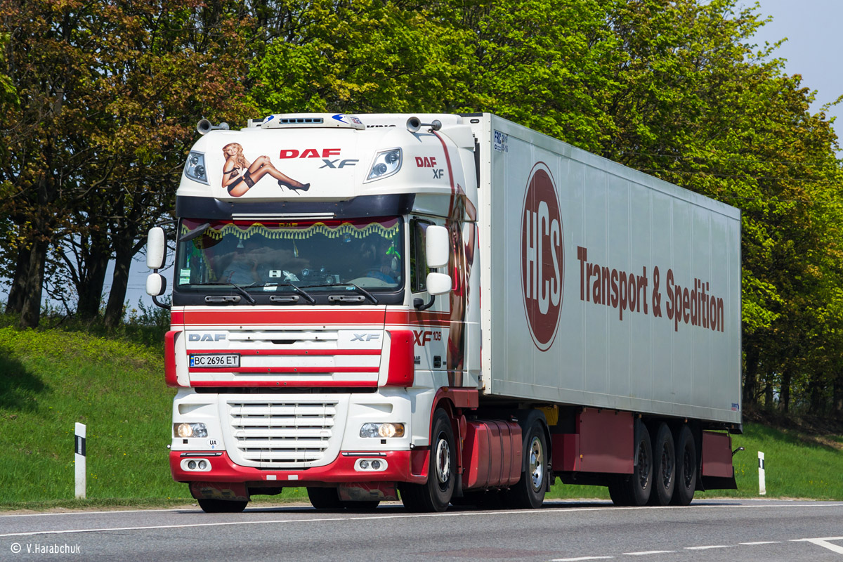 Львовская область, № ВС 2696 ЕТ — DAF XF105 FT