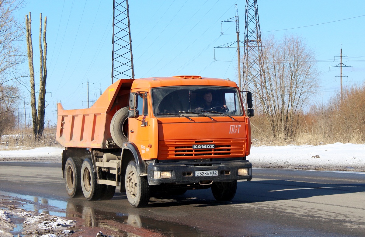 Псковская область, № С 523 КР 60 — КамАЗ-55111-15 [55111R]