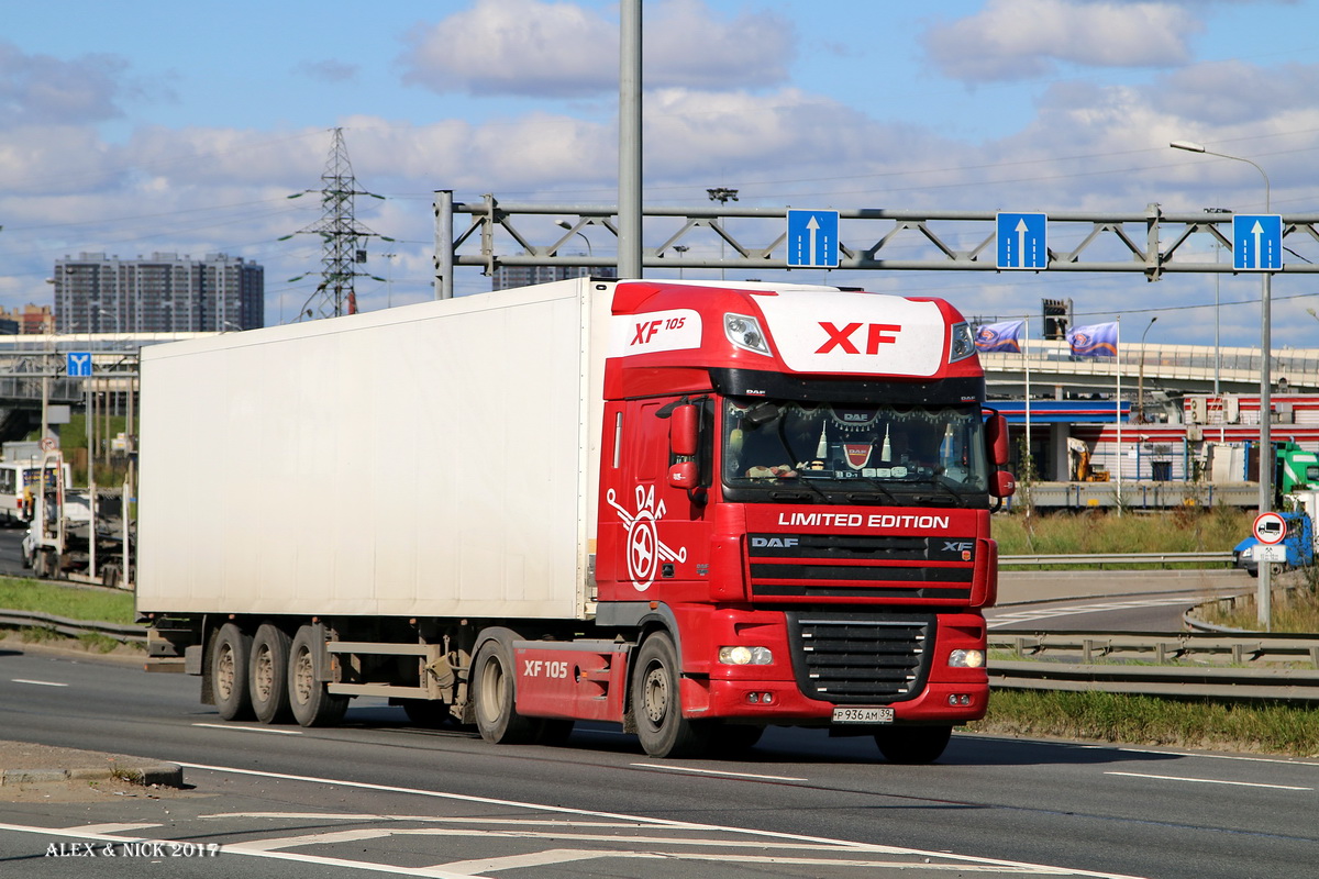 Калининградская область, № Р 936 АМ 39 — DAF XF105 FT