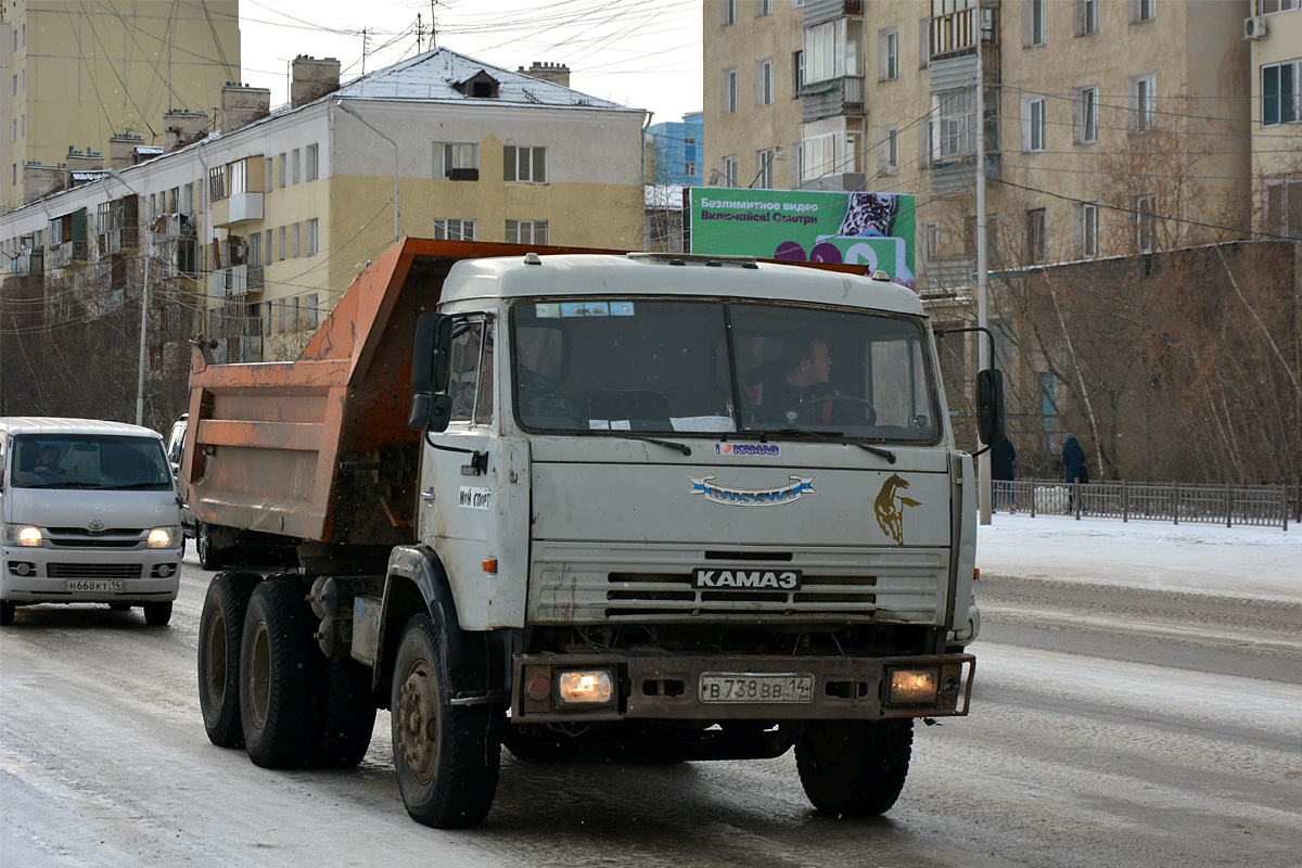 Саха (Якутия), № В 738 ВВ 14 — КамАЗ-55111-02 [55111C]