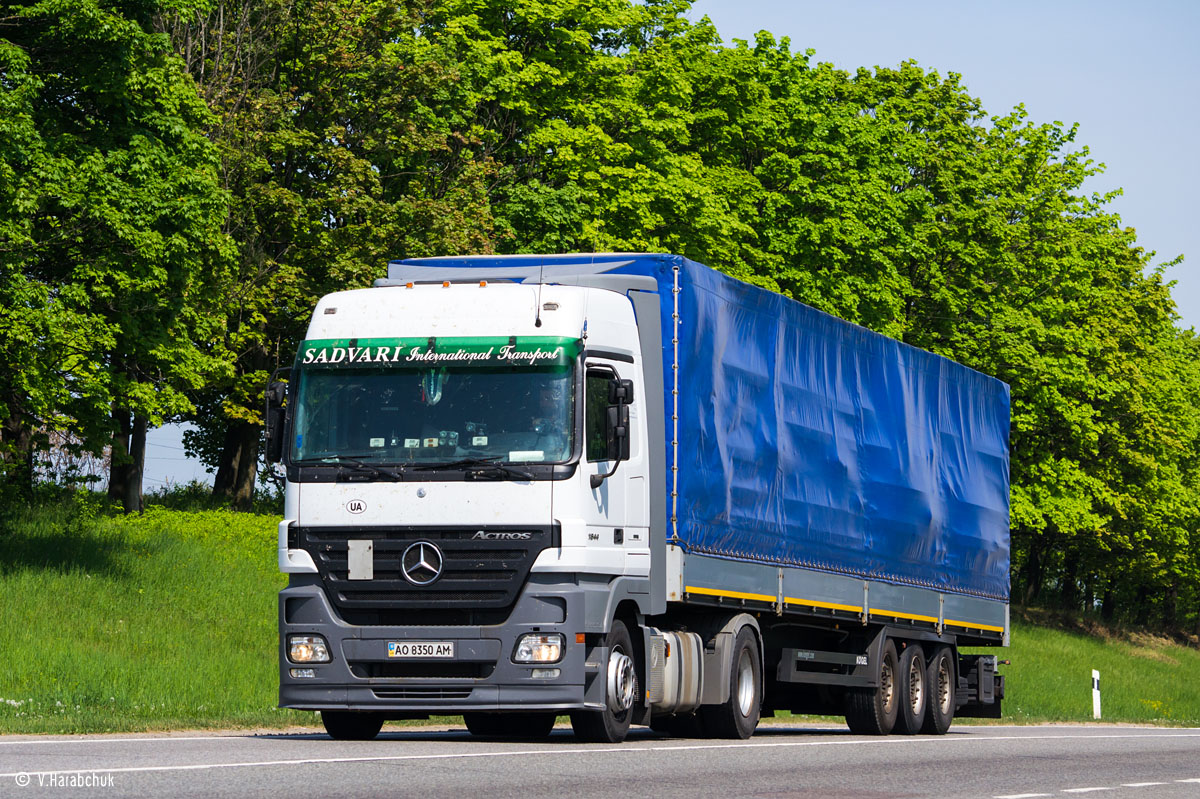 Закарпатская область, № АО 8350 АМ — Mercedes-Benz Actros ('2003) 1844