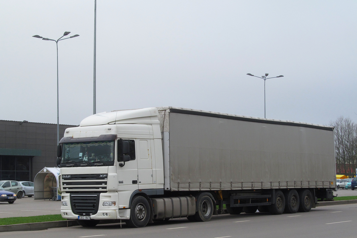 Литва, № CEC 841 — DAF XF105 FT