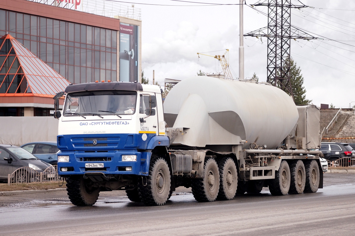 Ханты-Мансийский автоном.округ, № К 843 ВЕ 186 — КамАЗ-65221-43 [652214]