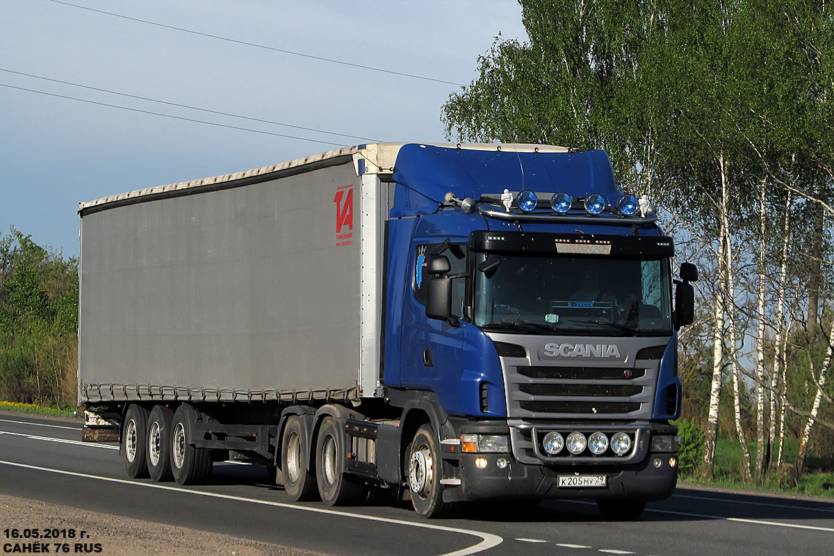 Архангельская область, № К 205 МУ 29 — Scania ('2009) R380