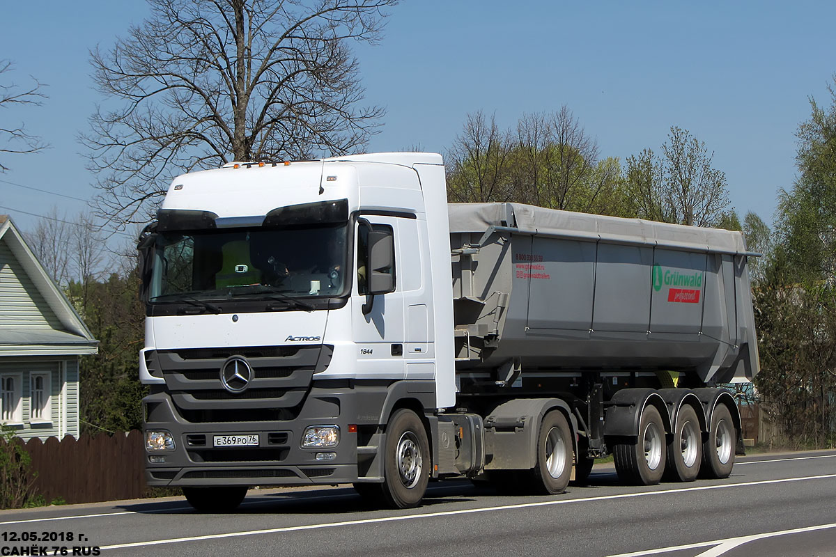 Ярославская область, № Е 369 РО 76 — Mercedes-Benz Actros ('2009) 1844