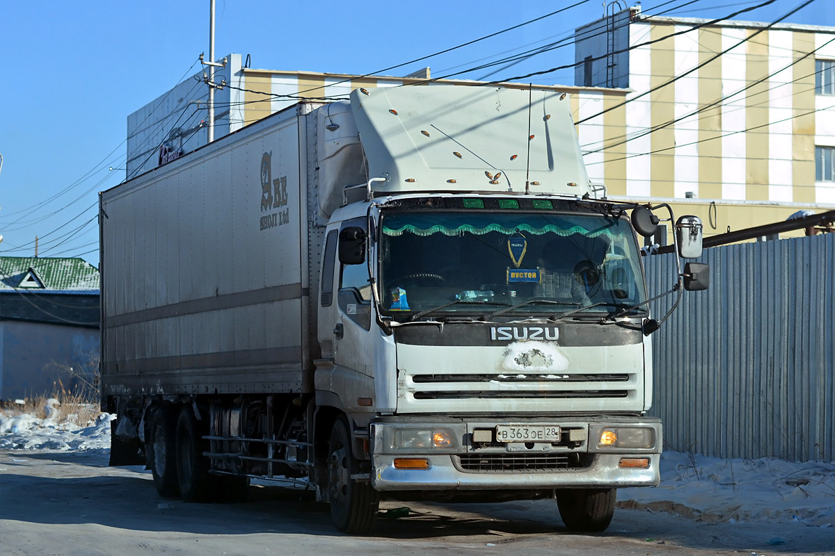 Амурская область, № В 363 ОЕ 28 — Isuzu Giga (общая модель)