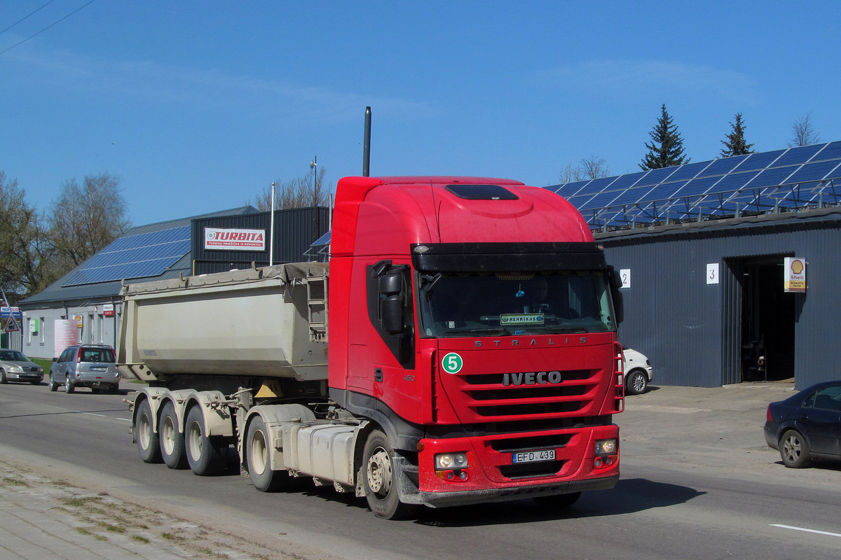 Литва, № EFD 439 — IVECO Stralis ('2007) 450