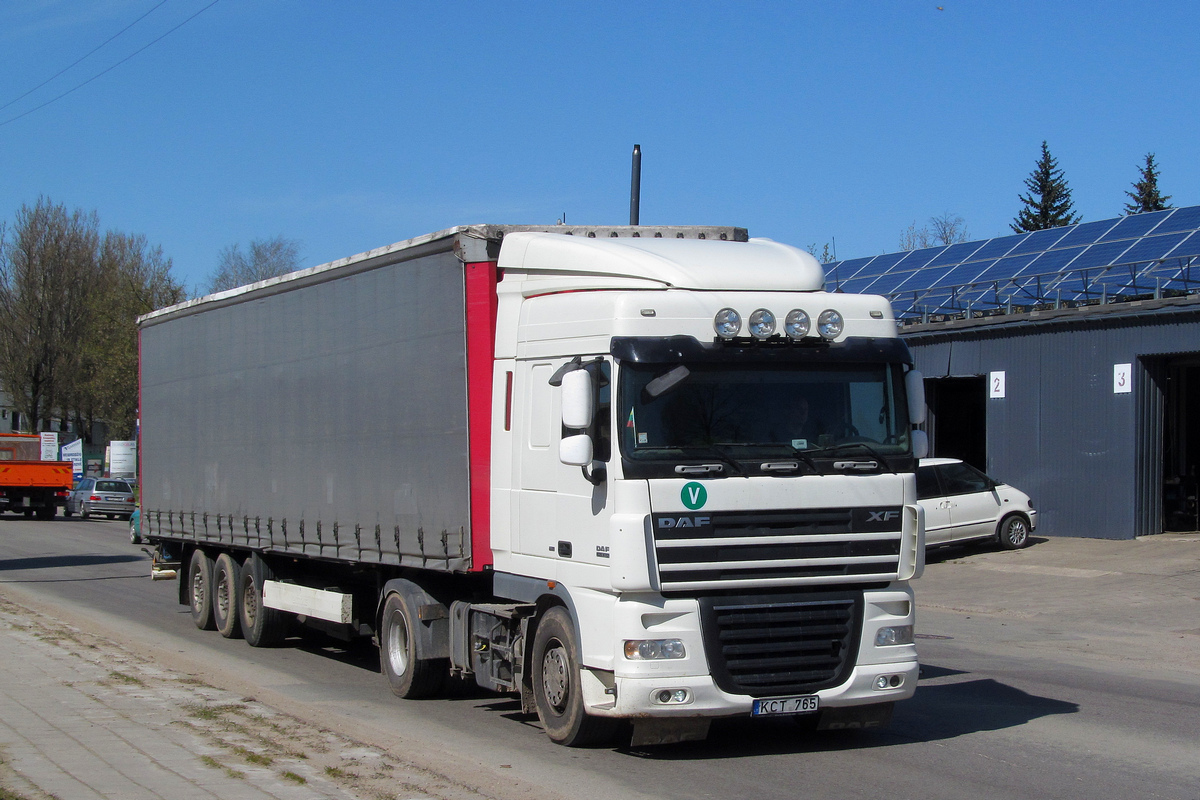 Литва, № KCT 765 — DAF XF105 FT