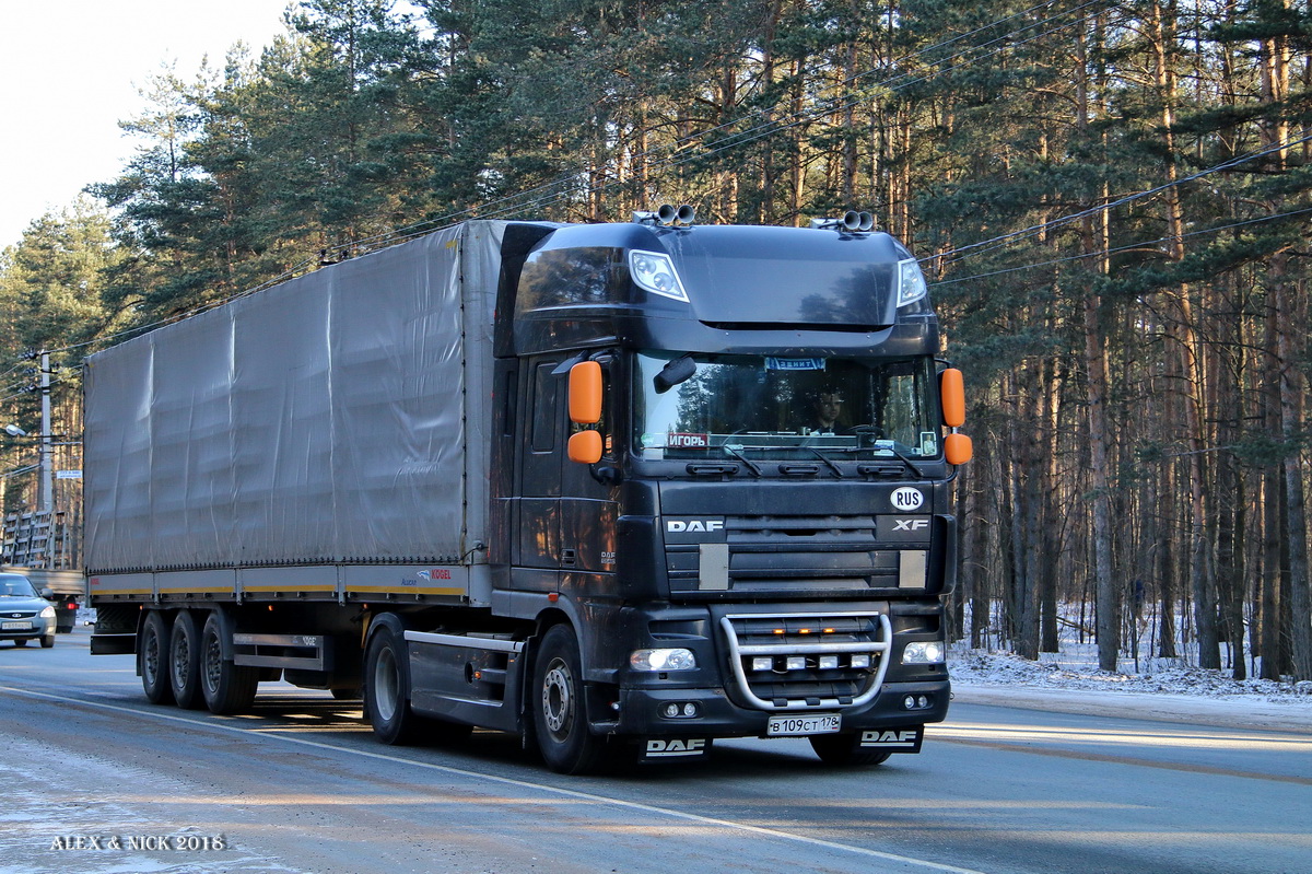 Санкт-Петербург, № В 109 СТ 178 — DAF XF105 FT