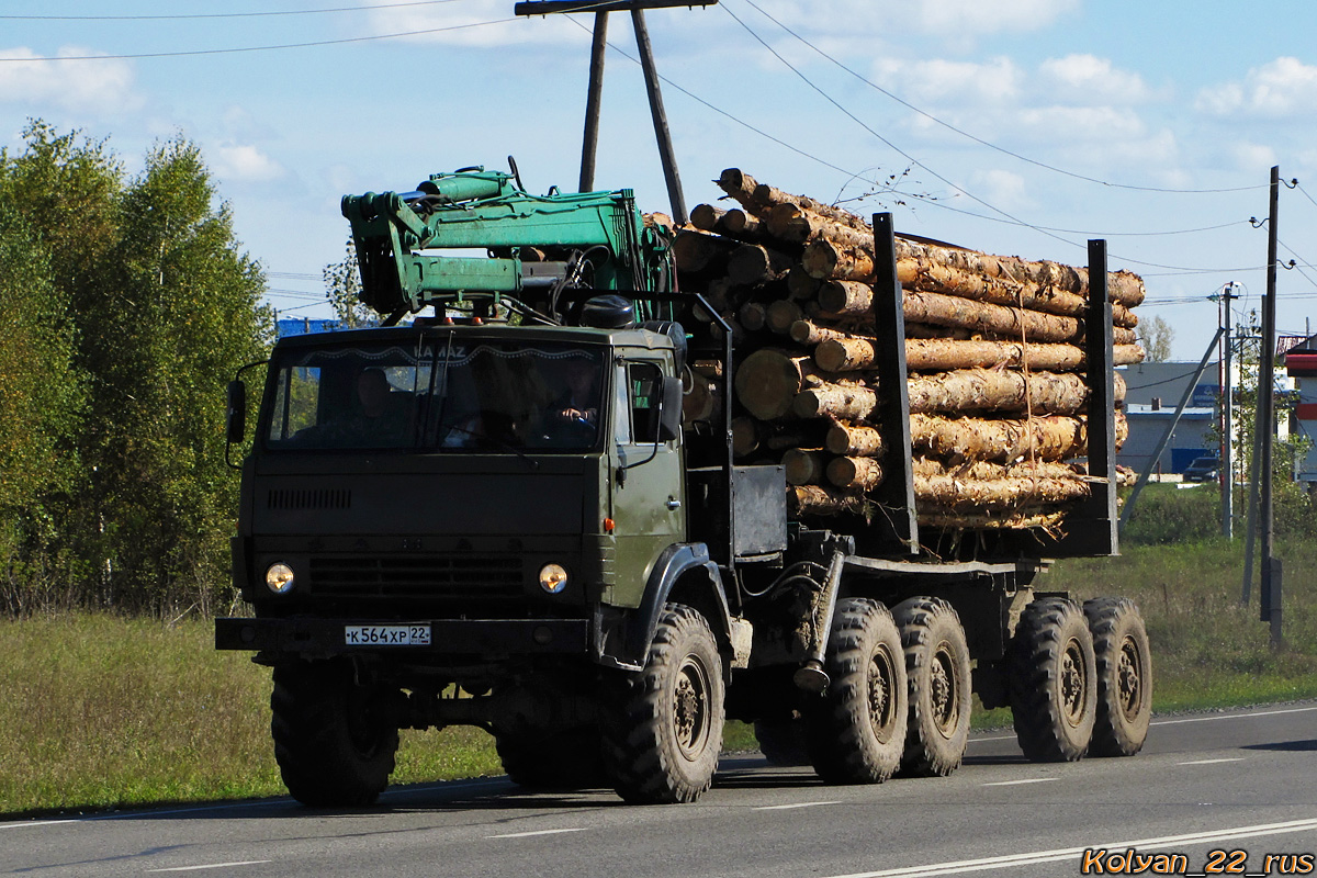 Алтайский край, № К 564 ХР 22 — КамАЗ-43105