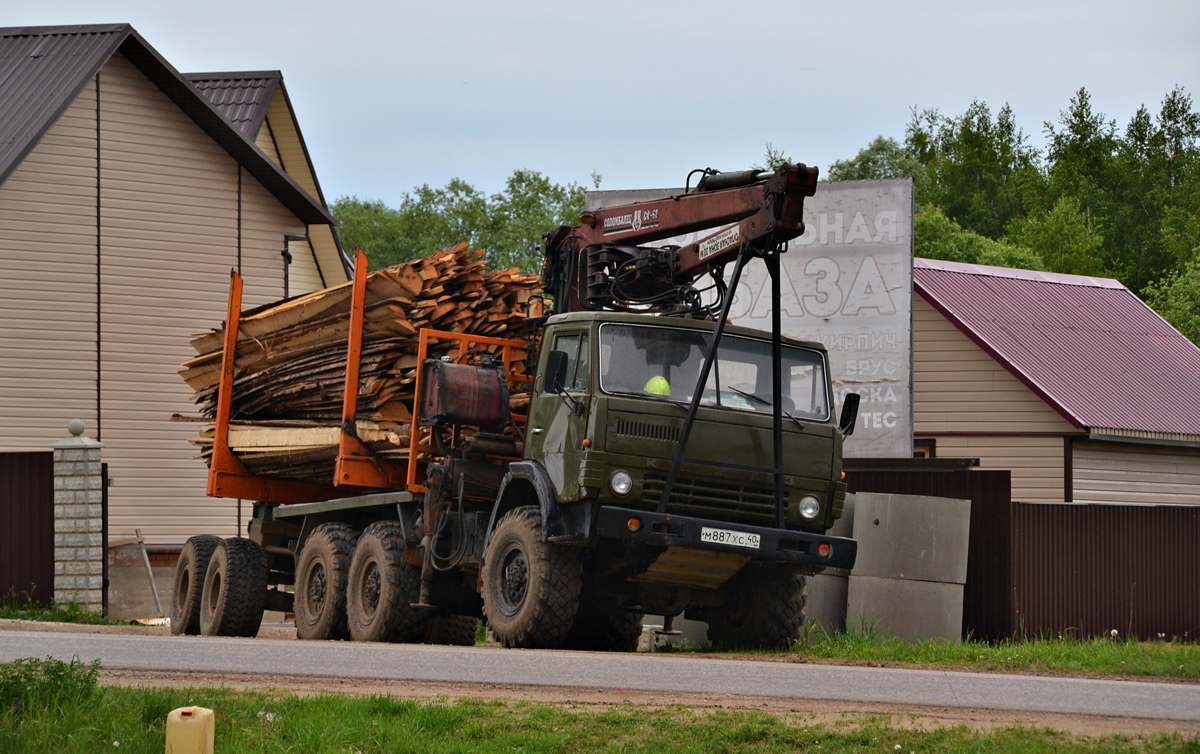 Калужская область, № М 887 ХС 40 — КамАЗ-43101