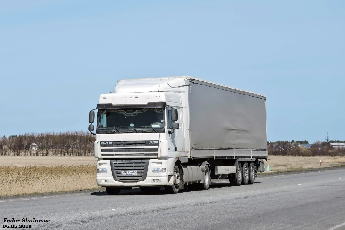 Смоленская область, № А 957 АМ 67 — DAF XF105 FT