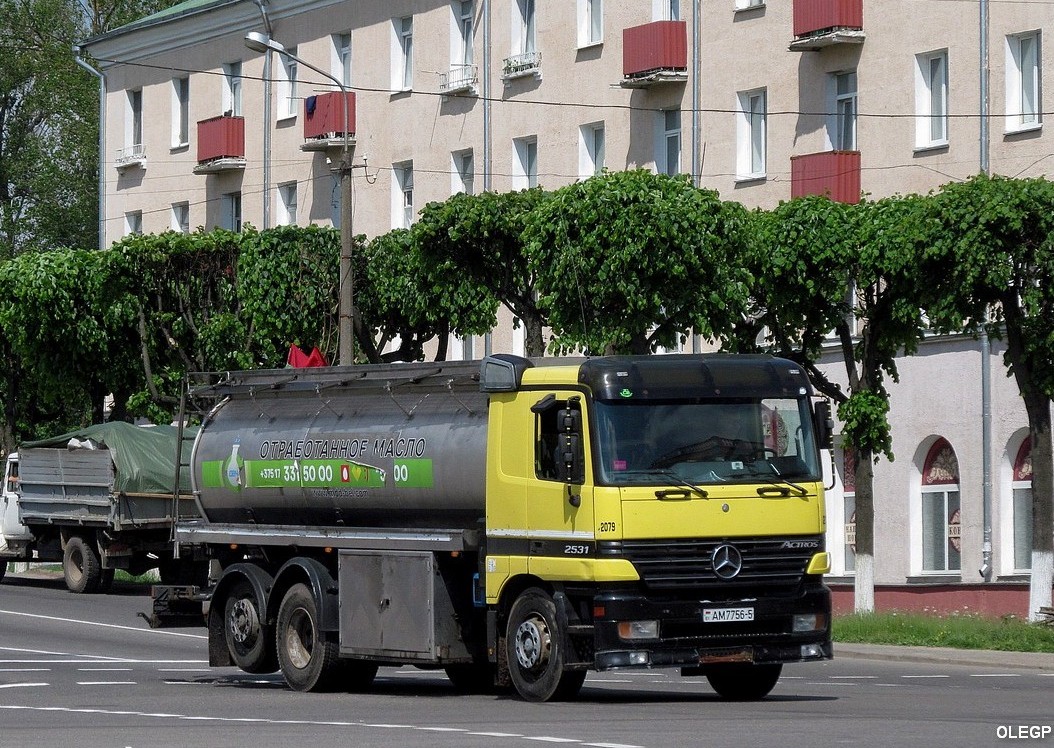 Минская область, № 2079 — Mercedes-Benz Actros ('1997) 2531