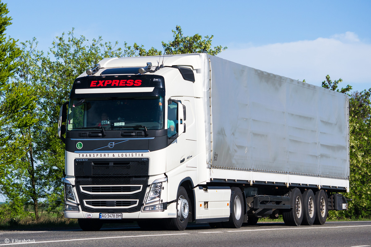 Закарпатская область, № АО 5478 ВМ — Volvo ('2012) FH.460