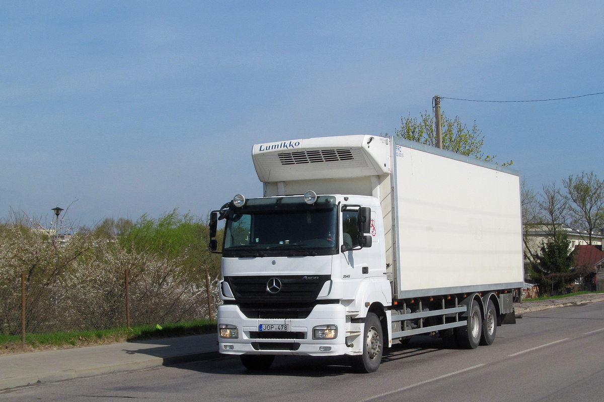 Литва, № JOP 478 — Mercedes-Benz Axor (общ.м)