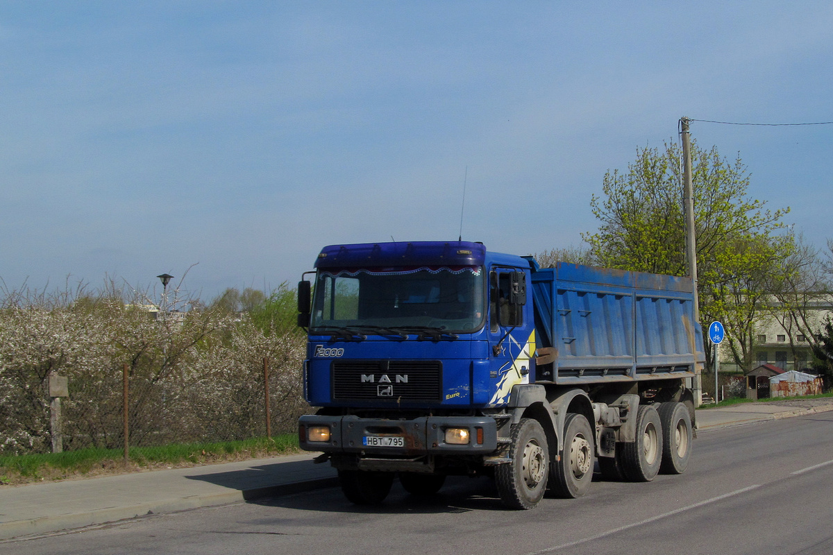 Литва, № HBT 795 — MAN F2000 35.xxx (общая)