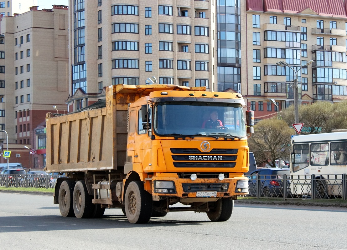 Псковская область, № С 663 КС 60 — Shaanxi Shacman F3000 SX325x