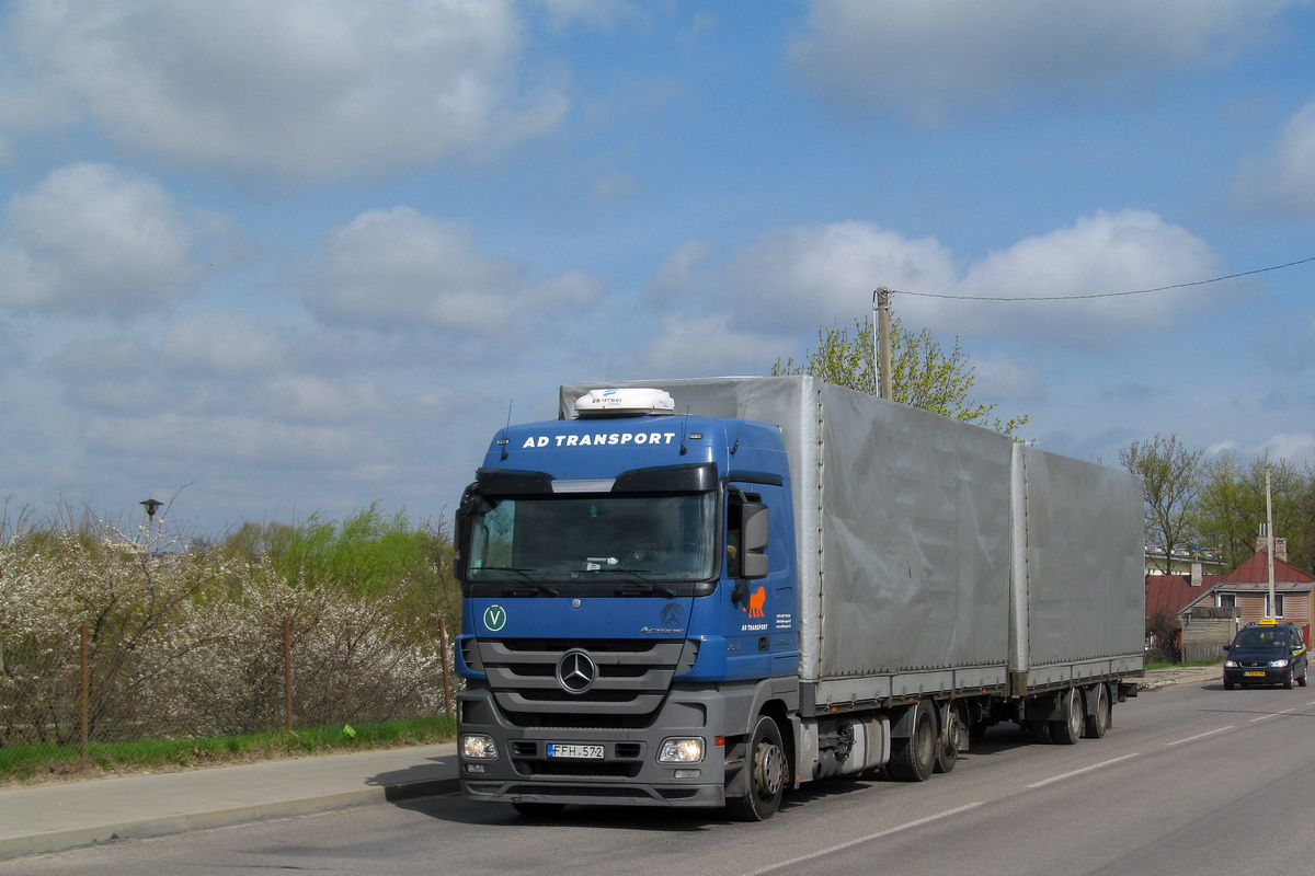 Литва, № FFH 572 — Mercedes-Benz Actros ('2009) 2541