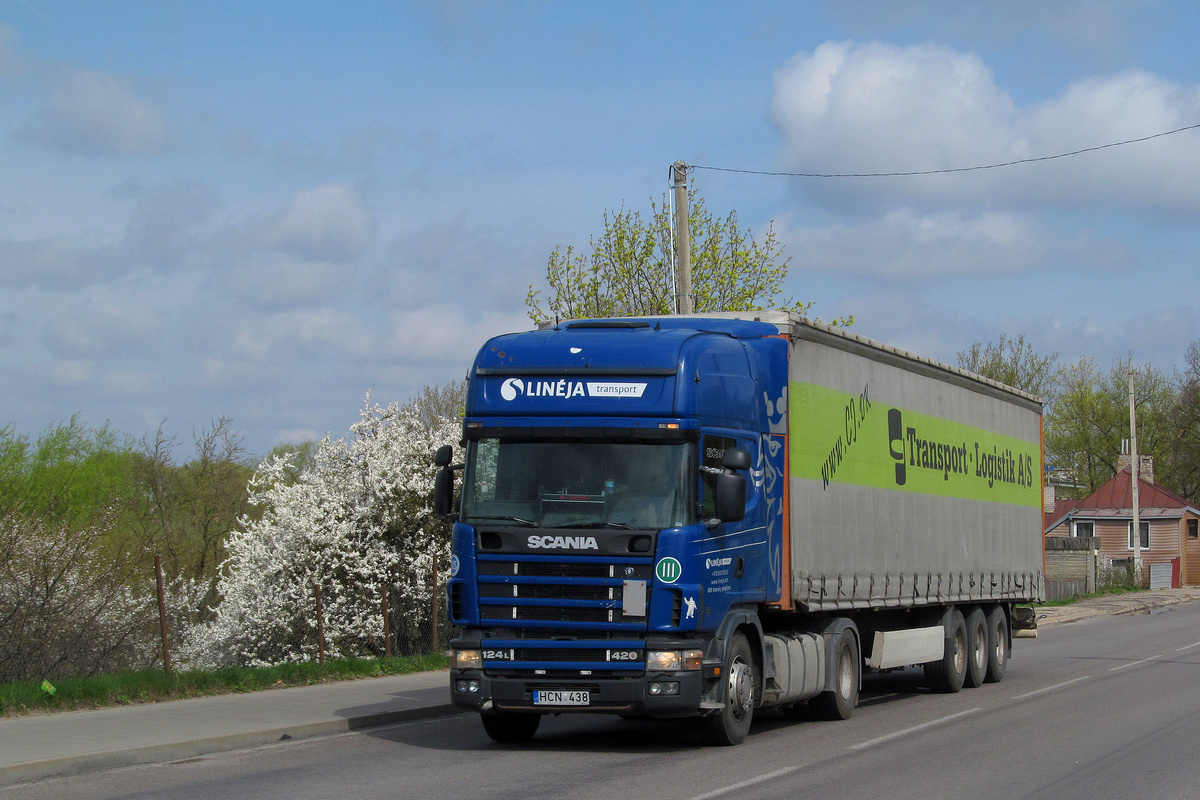 Литва, № HCN 438 — Scania ('1996) R124L