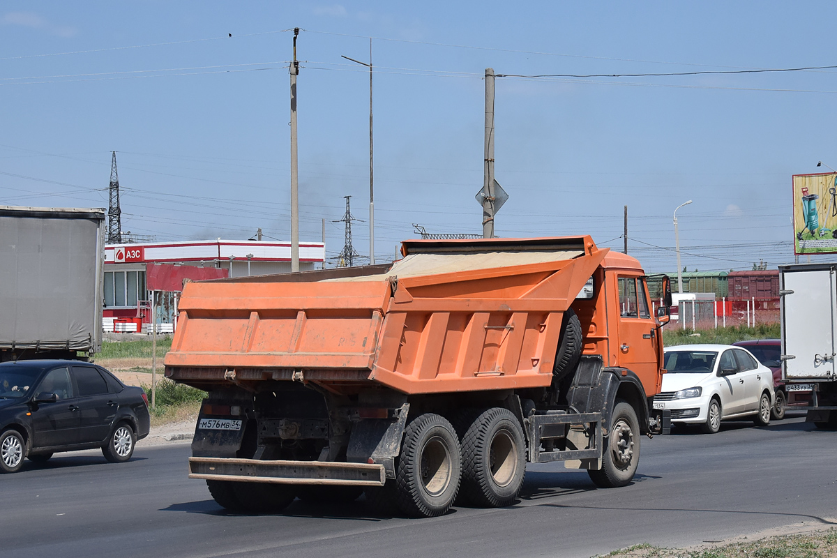 Волгоградская область, № М 576 МВ 34 — КамАЗ-55111-15 [55111R]