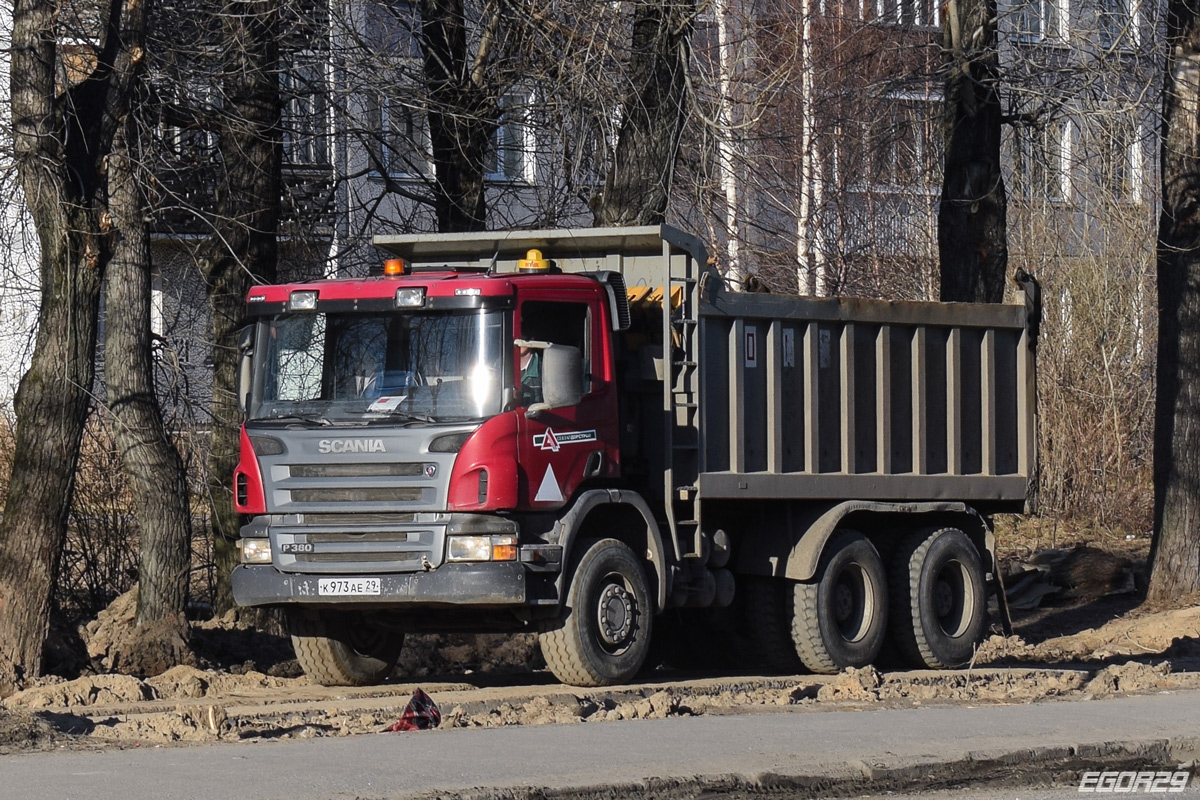 Архангельская область, № К 973 АЕ 29 — Scania ('2004) P380