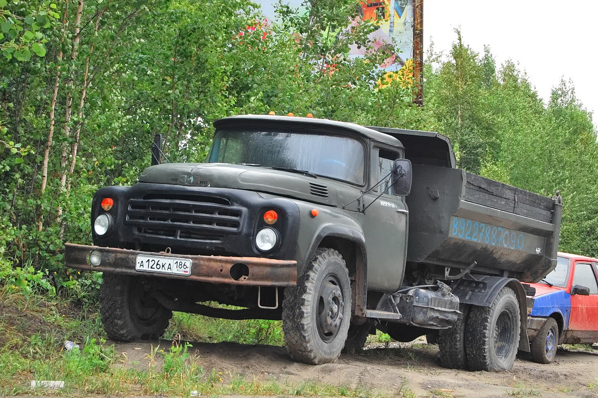 Ханты-Мансийский автоном.округ, № А 126 КА 186 — ЗИЛ-130 (общая модель)