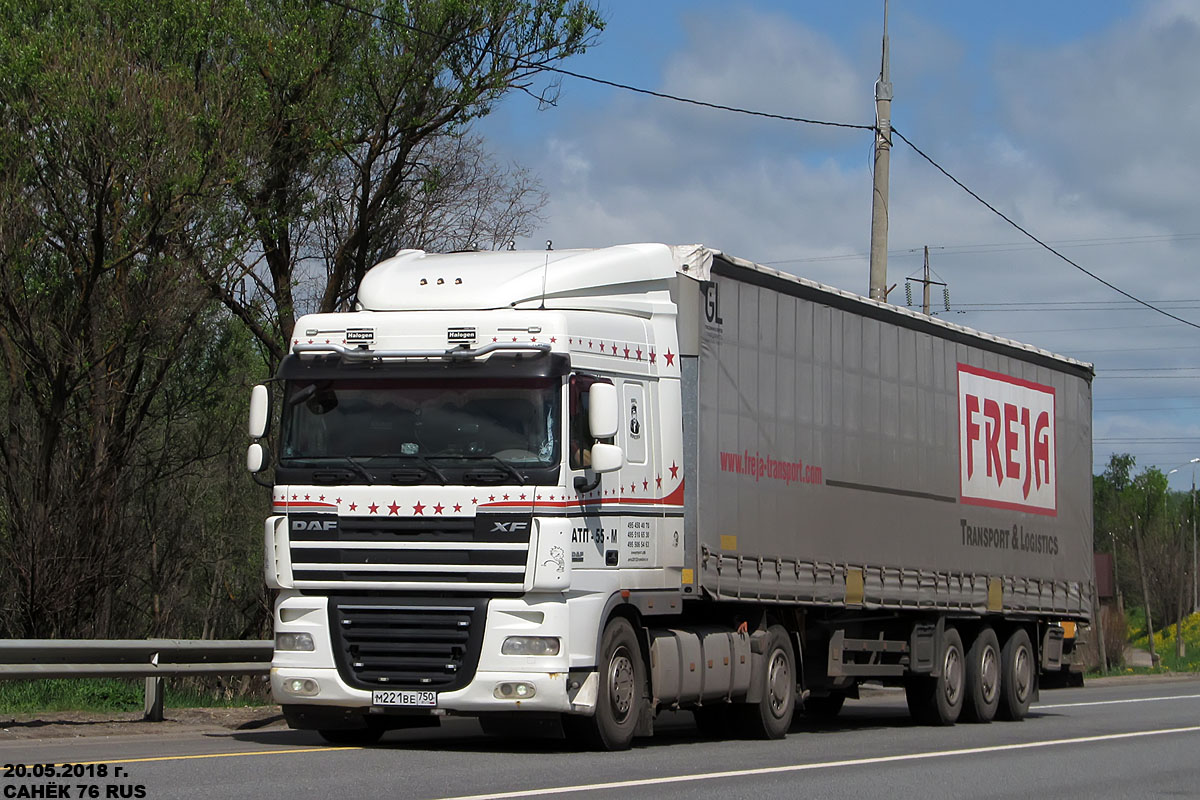 Московская область, № М 221 ВЕ 750 — DAF XF105 FT