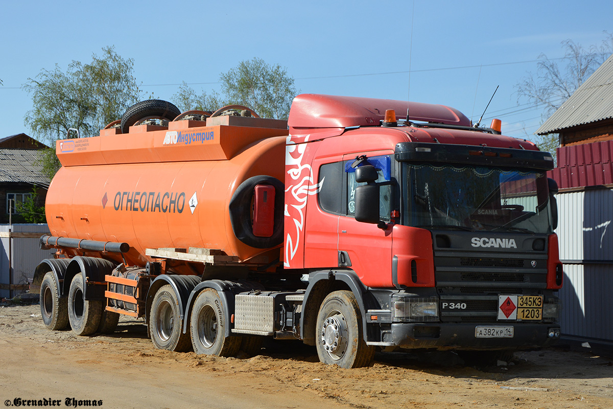 Саха (Якутия), № А 382 КР 14 — Scania ('1996) P340