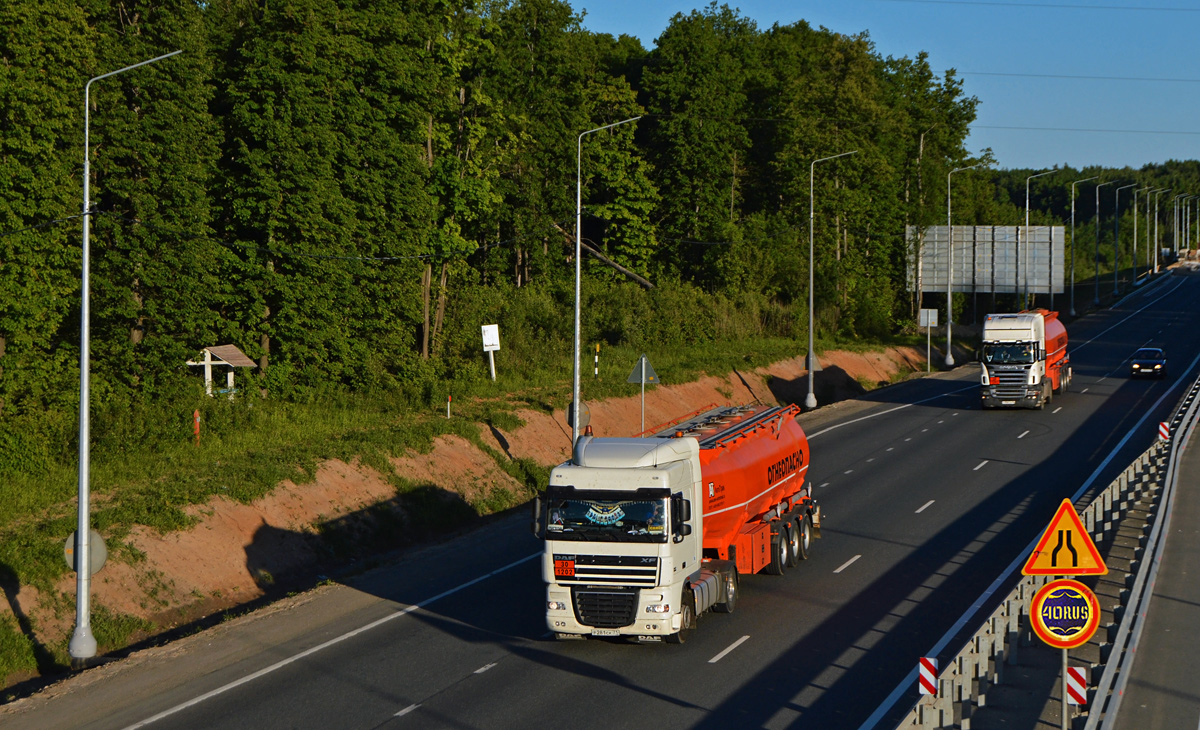 Тульская область, № Р 281 СК 71 — DAF XF105 FT