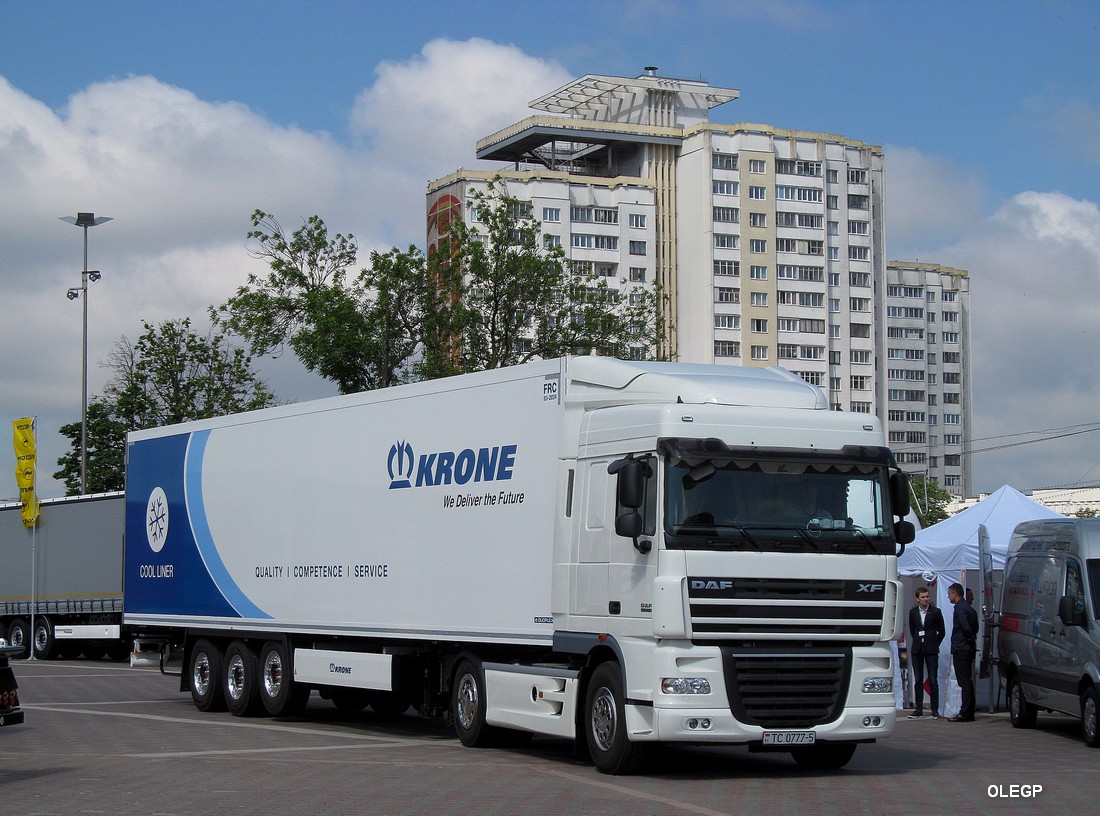 Минская область, № ТС 0777-5 — DAF XF105 FT; Минск — Выставка "БАМАП-2018"