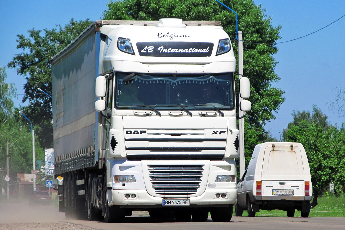 Сумская область, № ВМ 9375 ВЕ — DAF XF105 FT