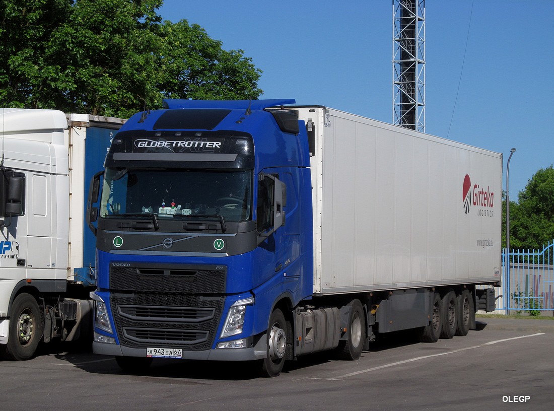 Смоленская область, № А 943 ЕА 67 — Volvo ('2012) FH.460 [X9P]