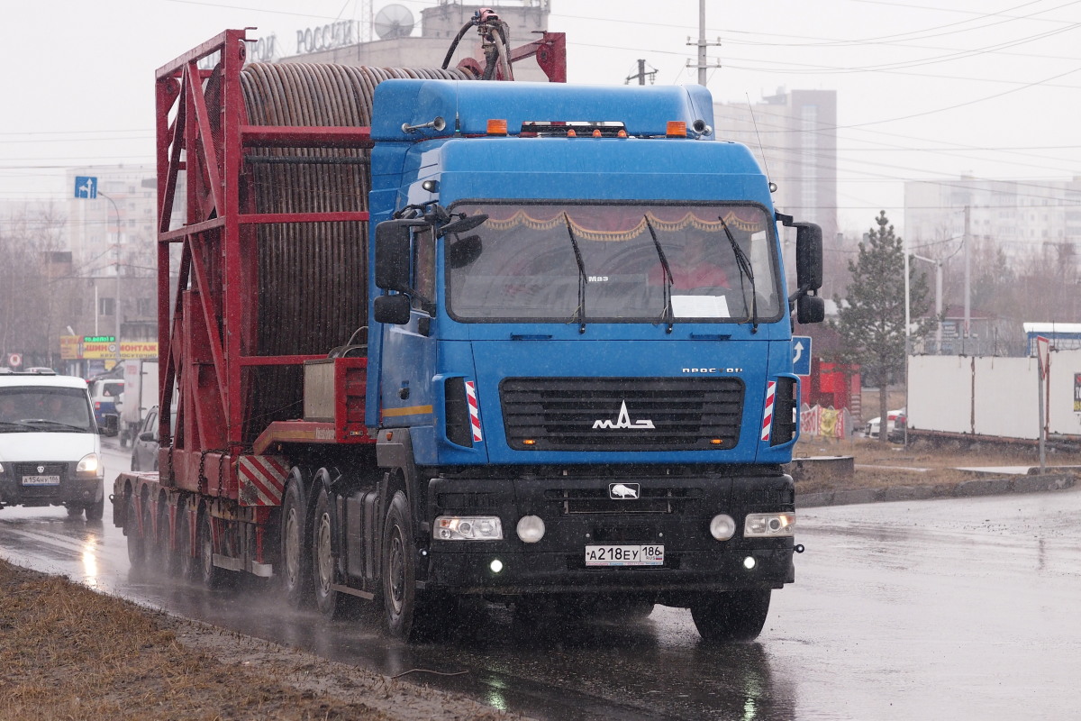 Ханты-Мансийский автоном.округ, № А 218 ЕУ 186 — МАЗ-643019