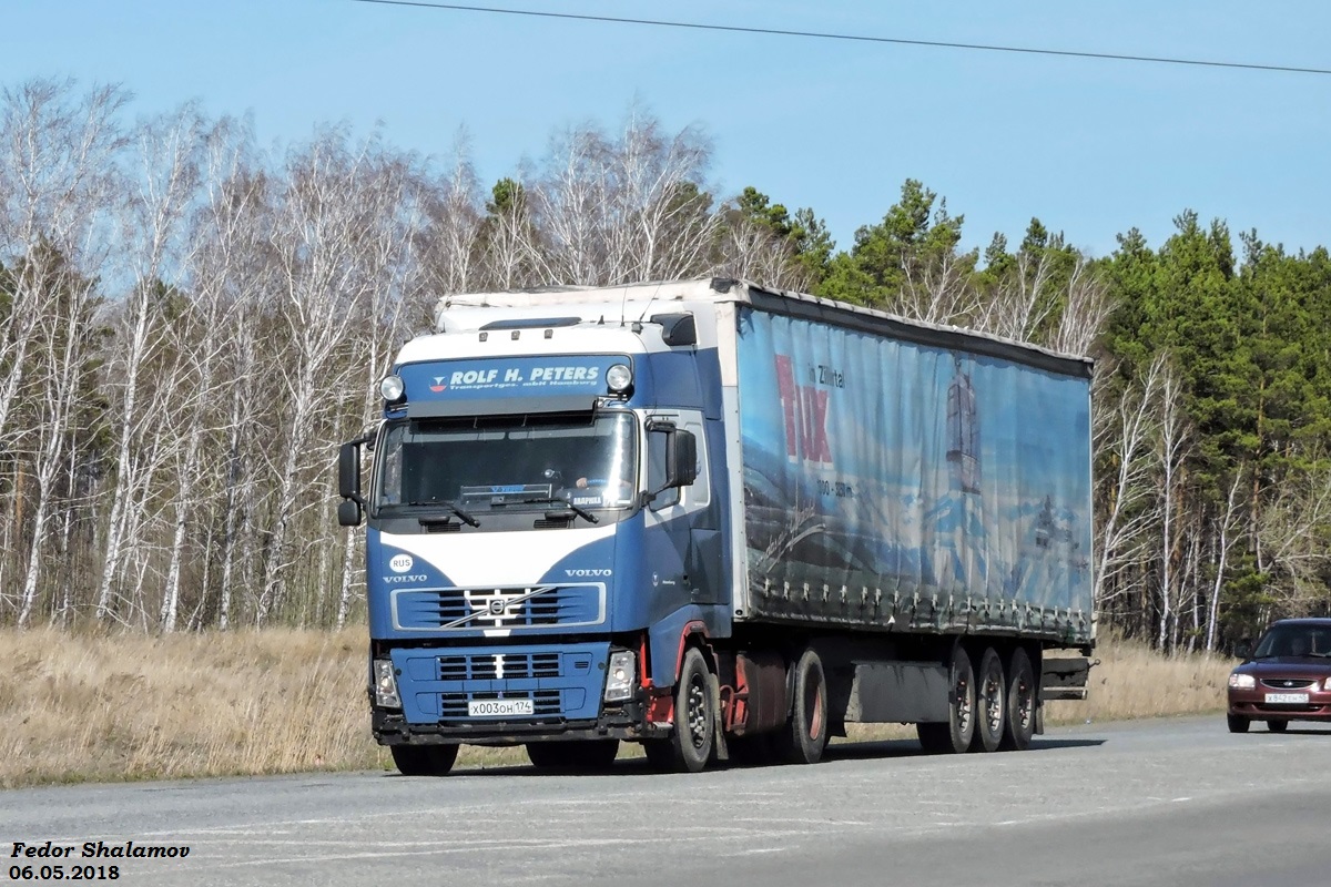 Челябинская область, № Х 003 ОН 174 — Volvo ('2002) FH12.460