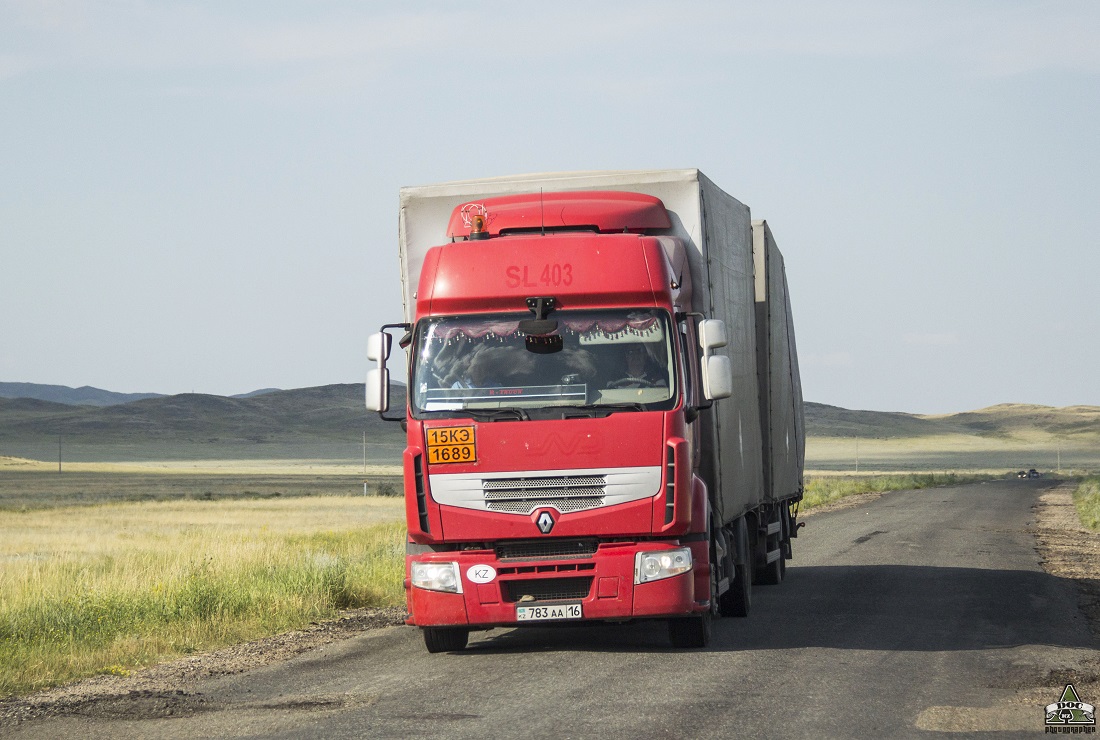 Восточно-Казахстанская область, № 783 AA 16 — Renault Premium ('2006)